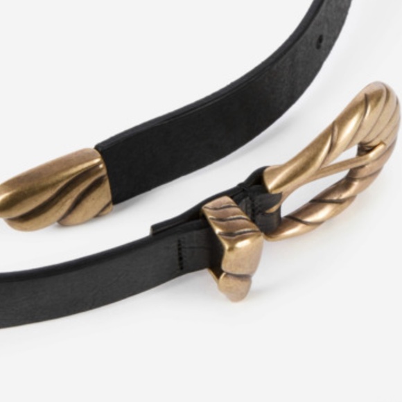 The kooples double buckle leather belt - Picture 7 of 7